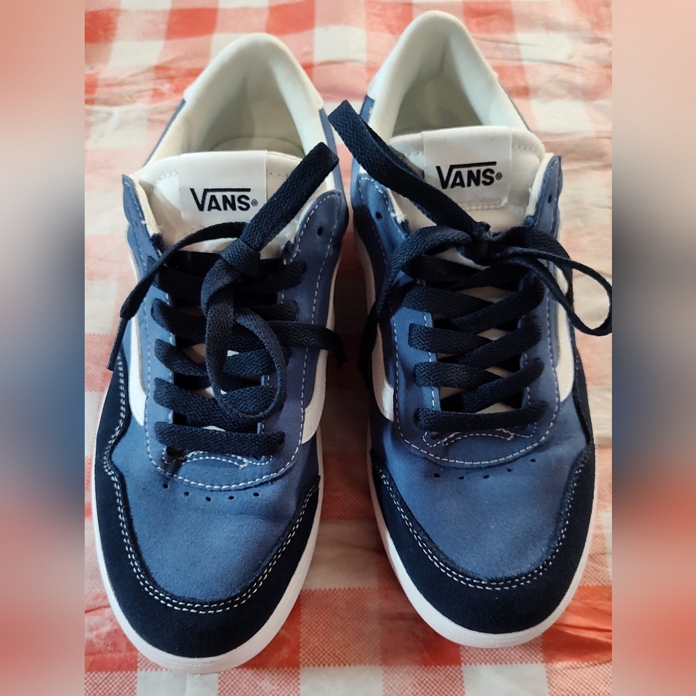 VANS Cruze Too CC 2-TONE SUEDE DRESS BLUES Men's sneakers Size 9 / Women's 10.5